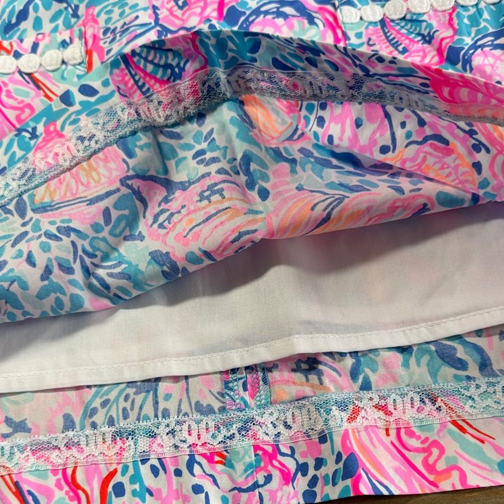Lilly Pulitzer Girl Little Lilly Classic Shift Dress Treasure Trove - Size 10 - Picture 6 of 13